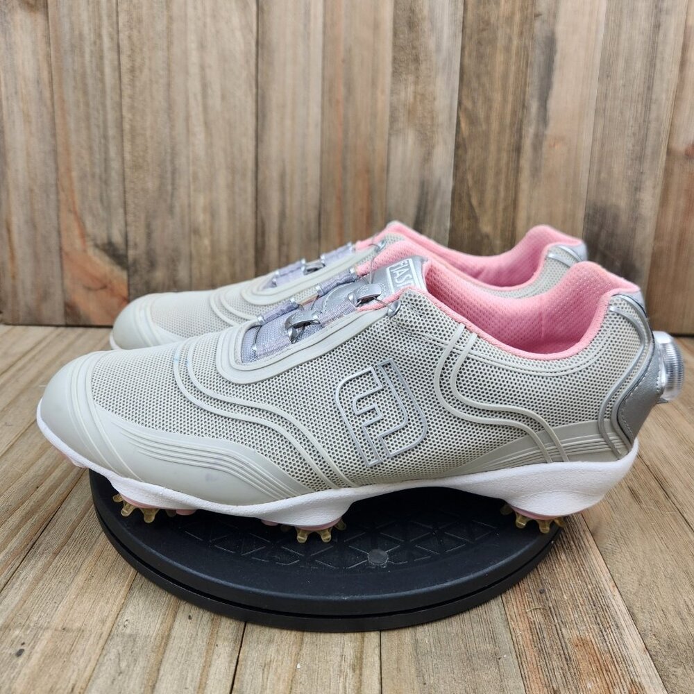 FootJoy Women's Gray and Pink Athletic Golf Shoes